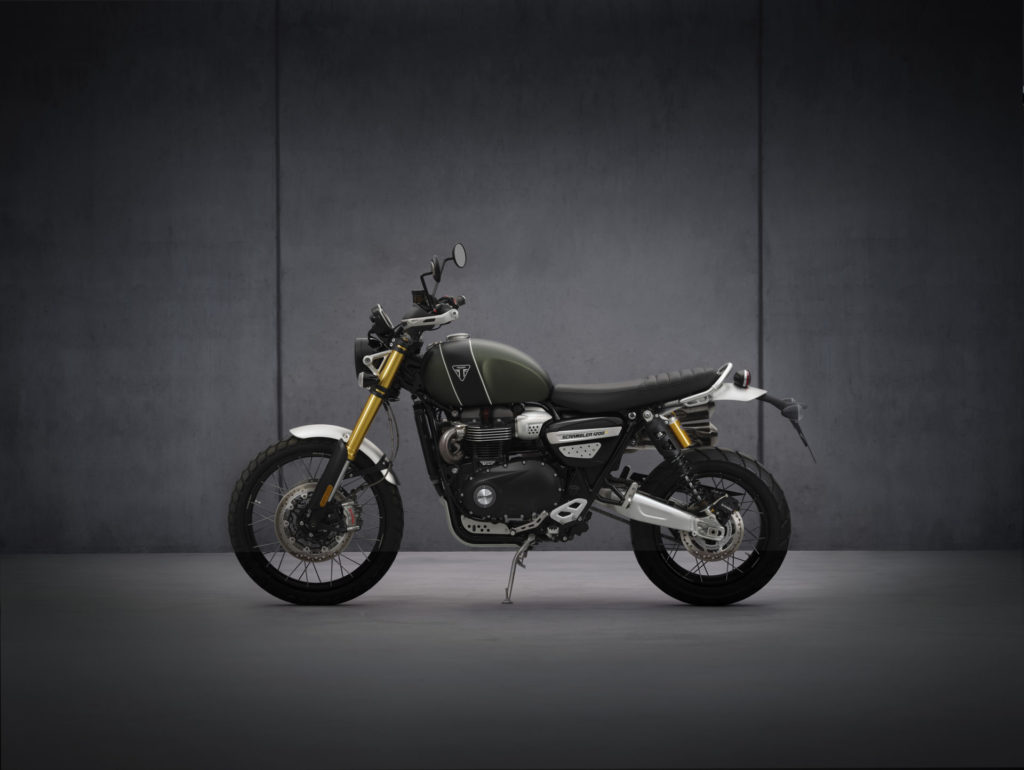 A 2022-model Triumph Scrambler 1200 XE. Photo courtesy Triumph.