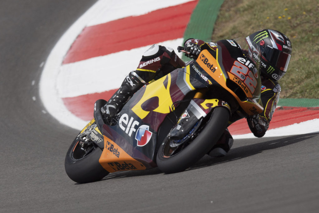 Sam Lowes (22). Photo courtesy Marc VDS Racing Team.