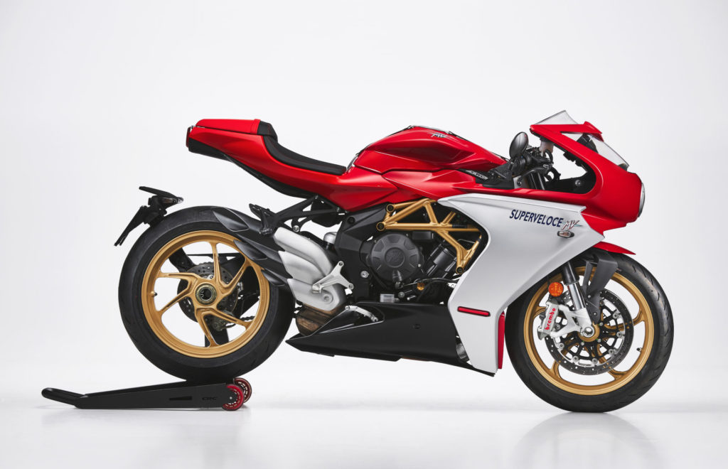 A 2021-model MV Agusta Superveloce. Photo courtesy MV Agusta.