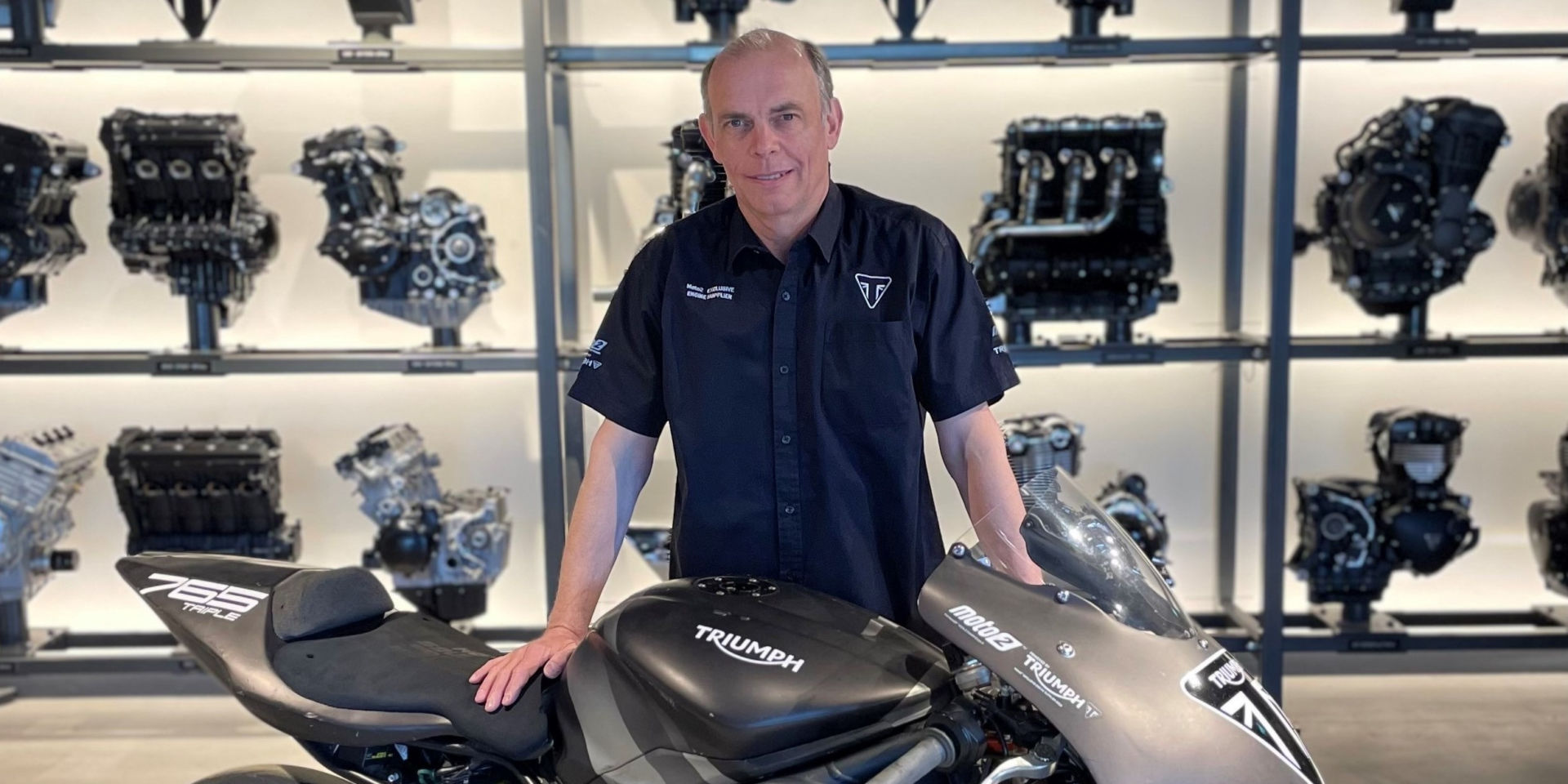 Triumph Global Racing Manager Jeremy Appleton. Photo courtesy Triumph Motorcycles.