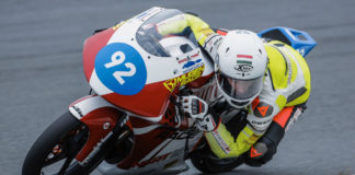 Rossi Moor (92) in action at Oschersleben. Photo courtesy Rossi Moor's publicist.