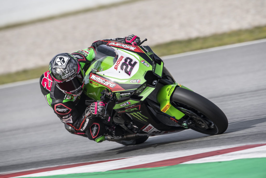 Alex Lowes (22). Photo courtesy Kawasaki.