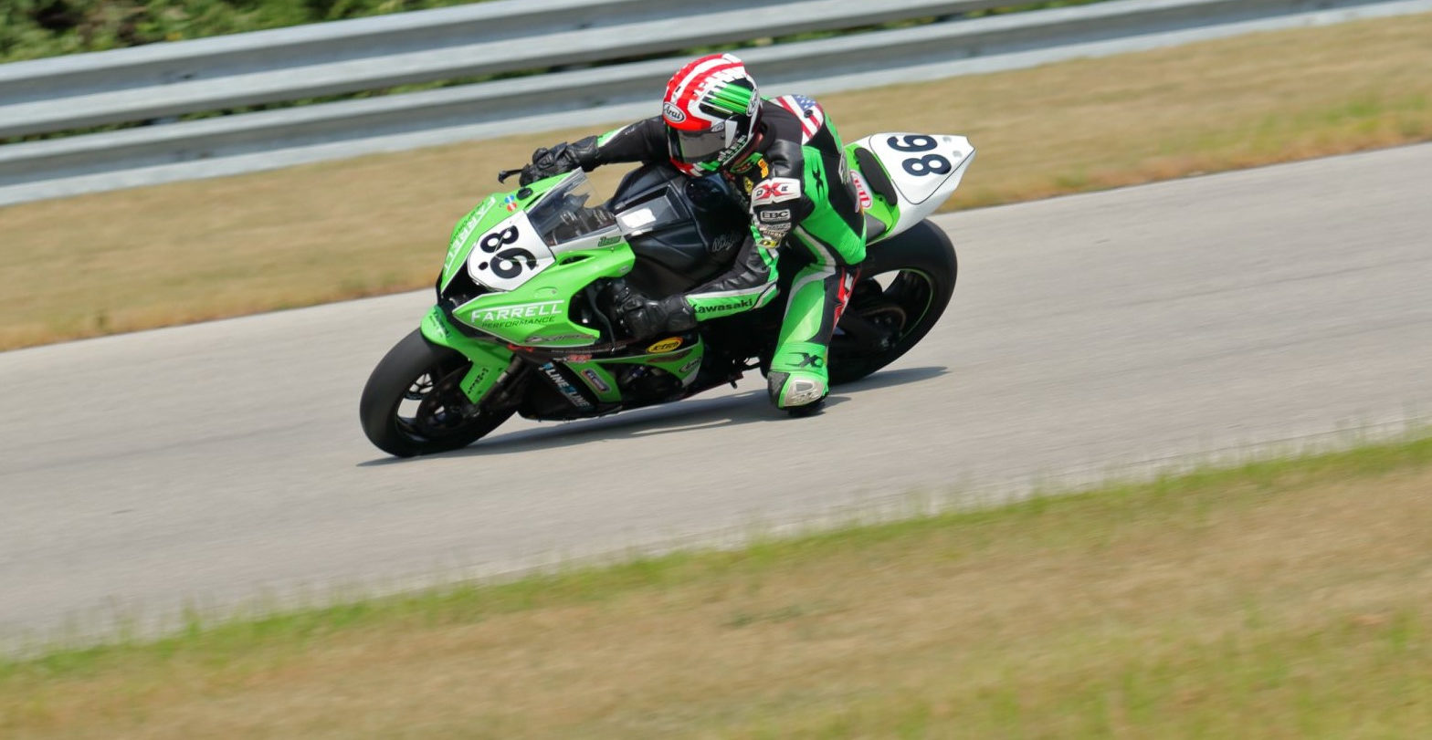 2020 CCS Midwest Region overall champion Jason Farrell (86) in action at Autobahn Country Club. Photo by Ryan Nolan/RyHNoFoto, courtesy of CCS.