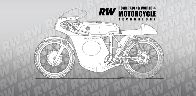 Historic Racebike Illustrations: 1966 Bultaco TSS125