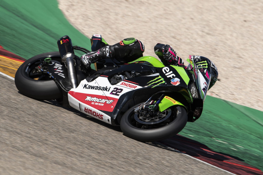 Alex Lowes (22). Photo courtesy Kawasaki.