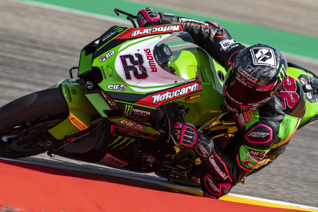 Alex Lowes (22). Photo courtesy Kawasaki.