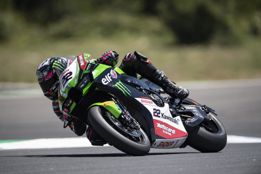 Alex Lowes (22). Photo courtesy Kawasaki.