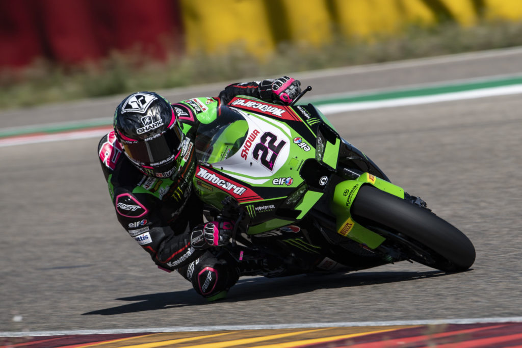 Alex Lowes (22). Photo courtesy Kawasaki.