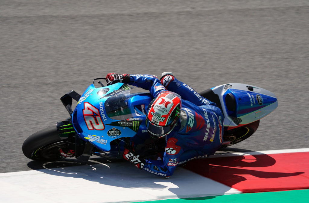 Alex Rins (42). Photo courtesy Team Suzuki ECSTAR.