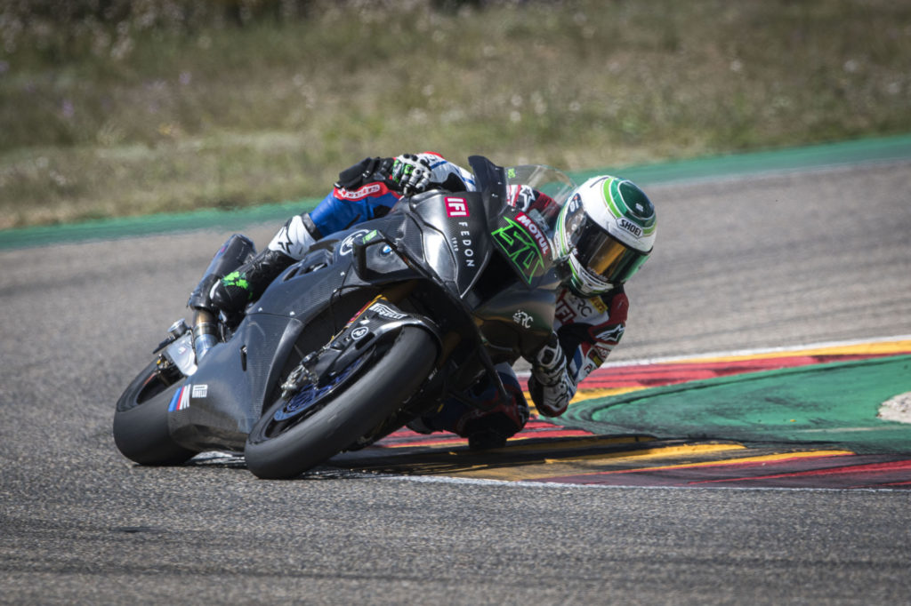 Eugene Laverty (50). Photo courtesy BMW Motorrad Motorsport.