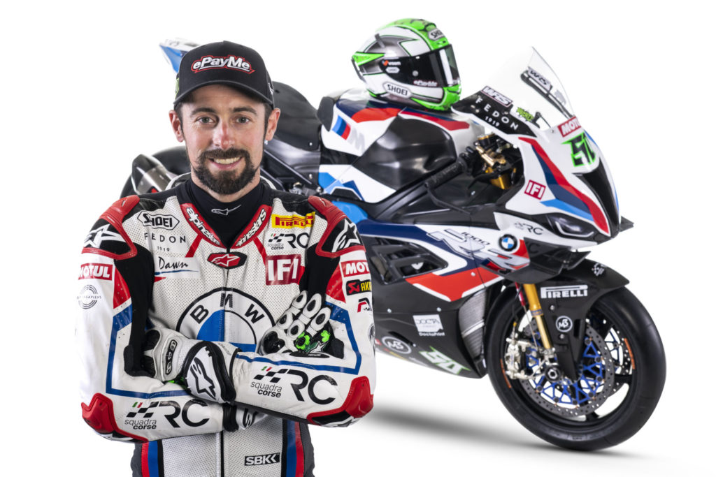 Eugene Laverty. Photo courtesy BMW Motorrad Motorsport.