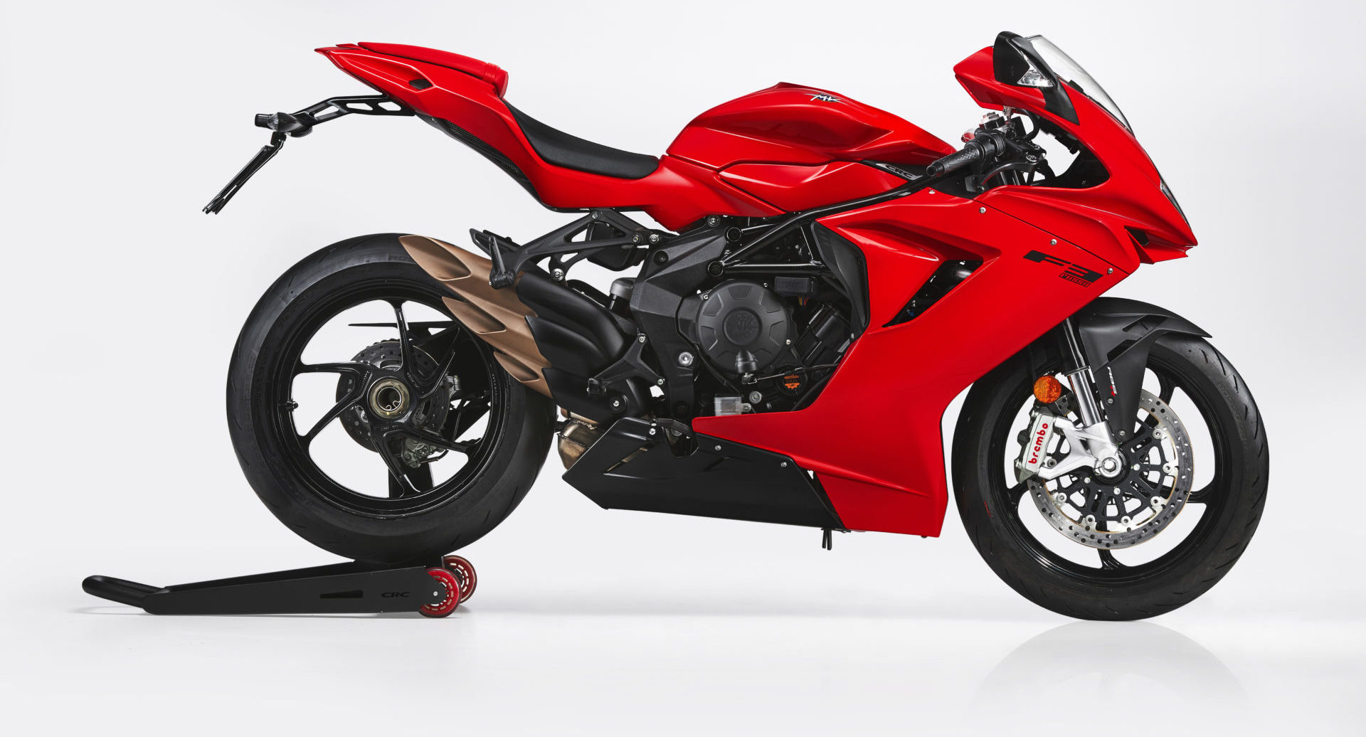 A 2021 MV Agusta F3 Rosso. Photo courtesy MV Agusta.