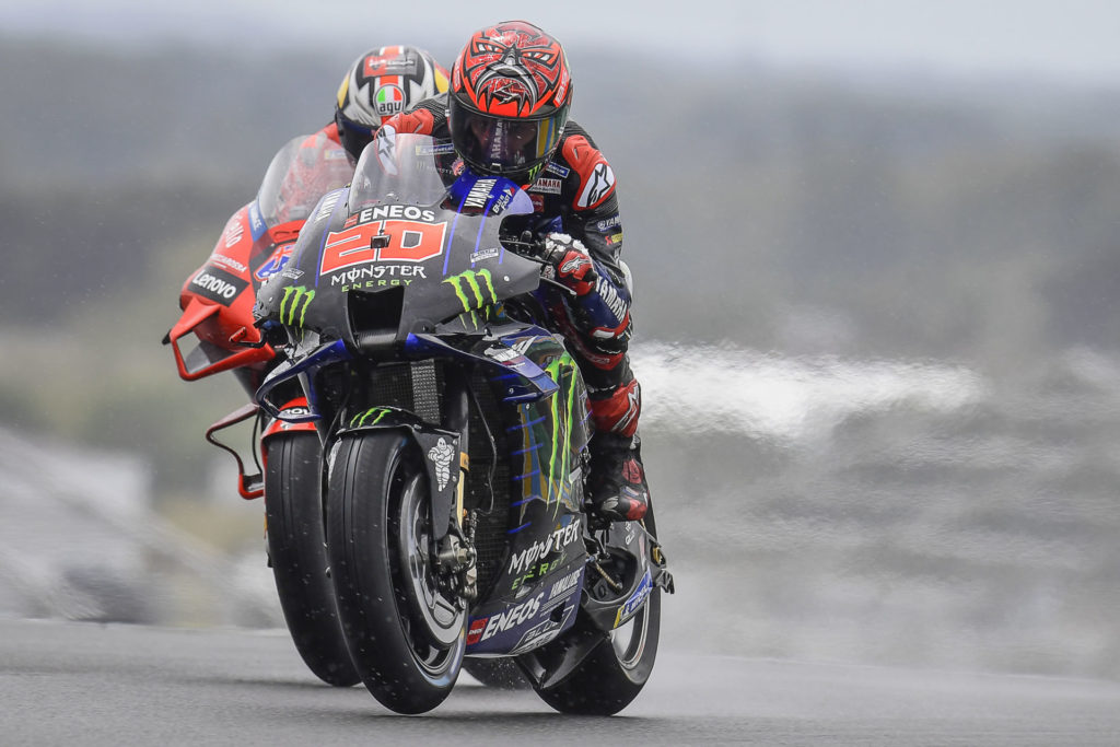 Fabio Quartararo (20) et Jack Miller.  Photo gracieuseté de Dorna.