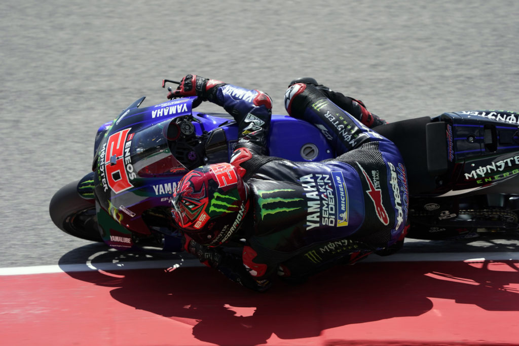 Fabio Quartararo (20). Photo courtesy Monster Energy Yamaha.