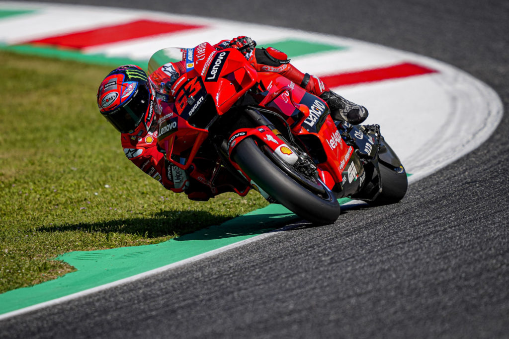 Francesco Bagnaia (63). Photo courtesy Ducati.