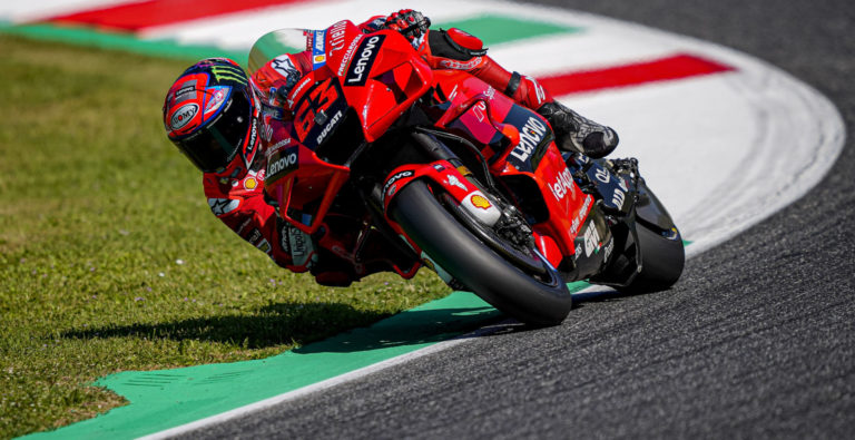 MotoGP: Bagnaia Beats Lap Record During FP3 At Mugello
