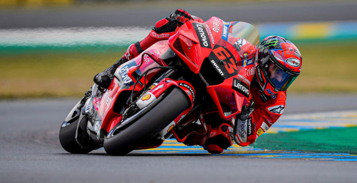 Francesco Bagnaia (63). Photo courtesy Ducati. Francesco Bagnaia (63). Photo courtesy Ducati.