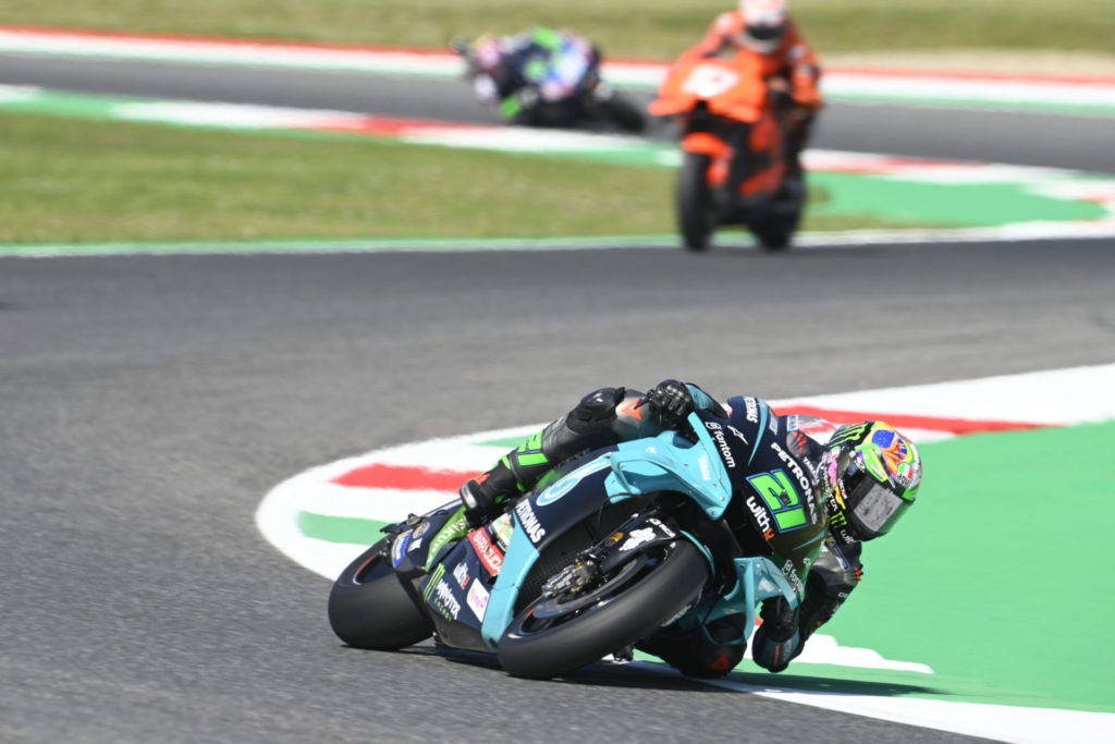 Franco Morbidelli (21). Photo courtesy PETRONAS Yamaha SRT.