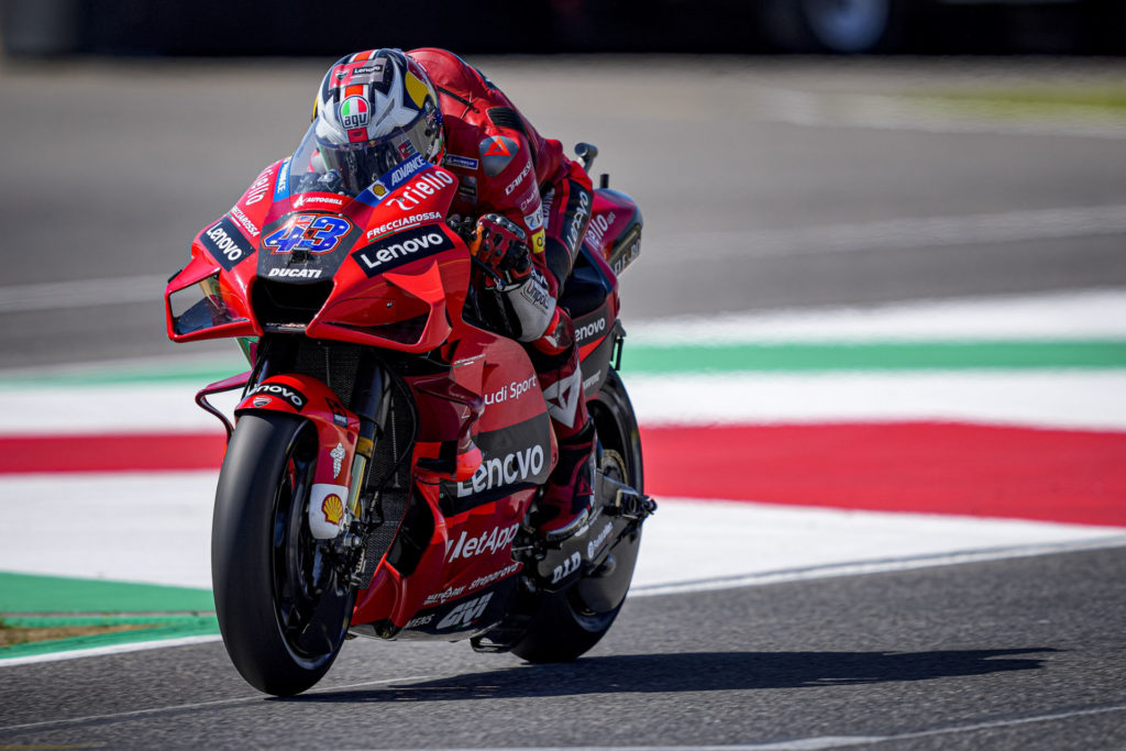 Jack Miller (43). Photo courtesy Ducati.