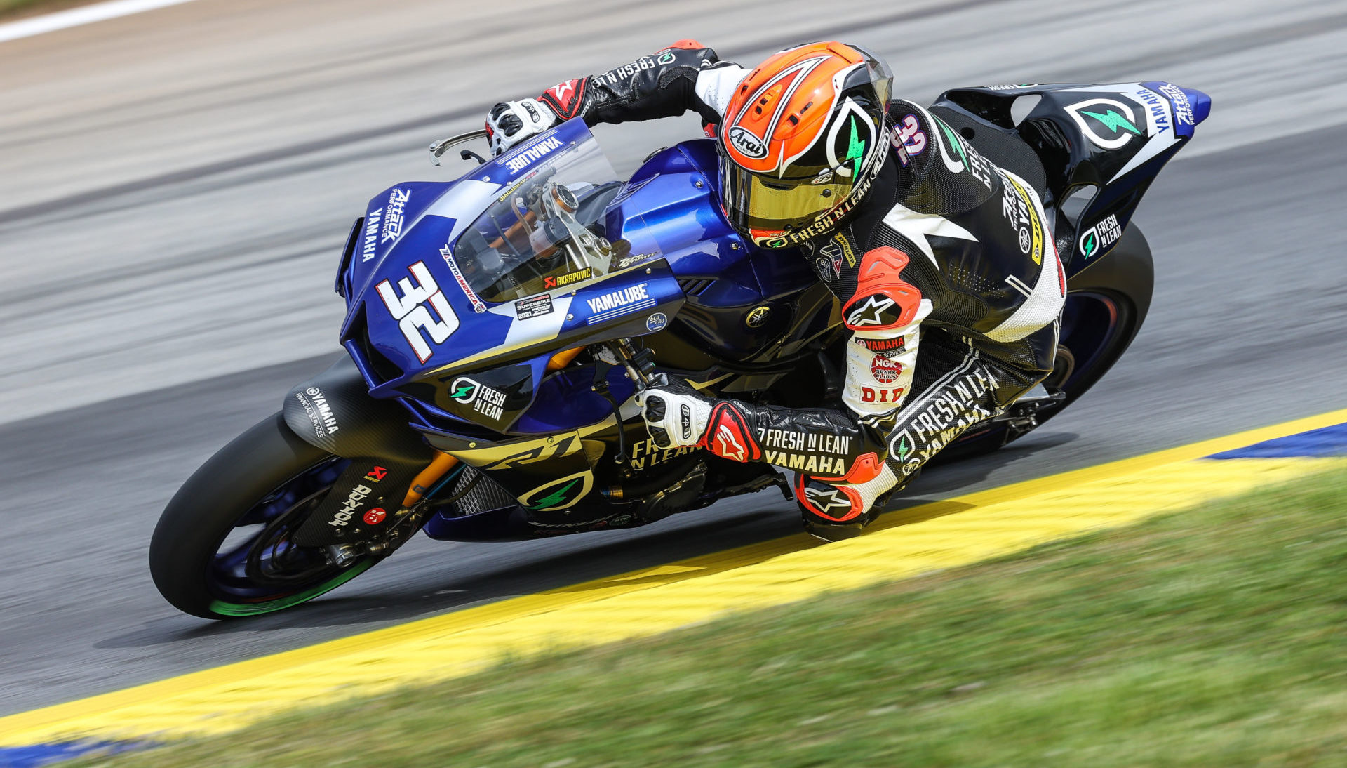 Jake Gagne (32). Photo by Brian J. Nelson, courtesy MotoAmerica.