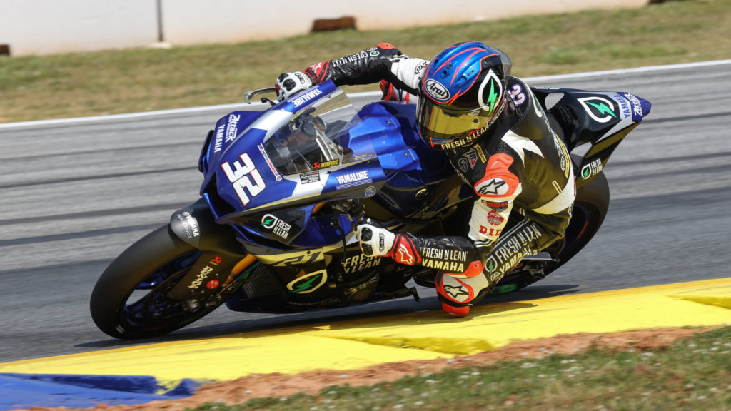 Jake Gagne (32). Photo courtesy Yamaha.