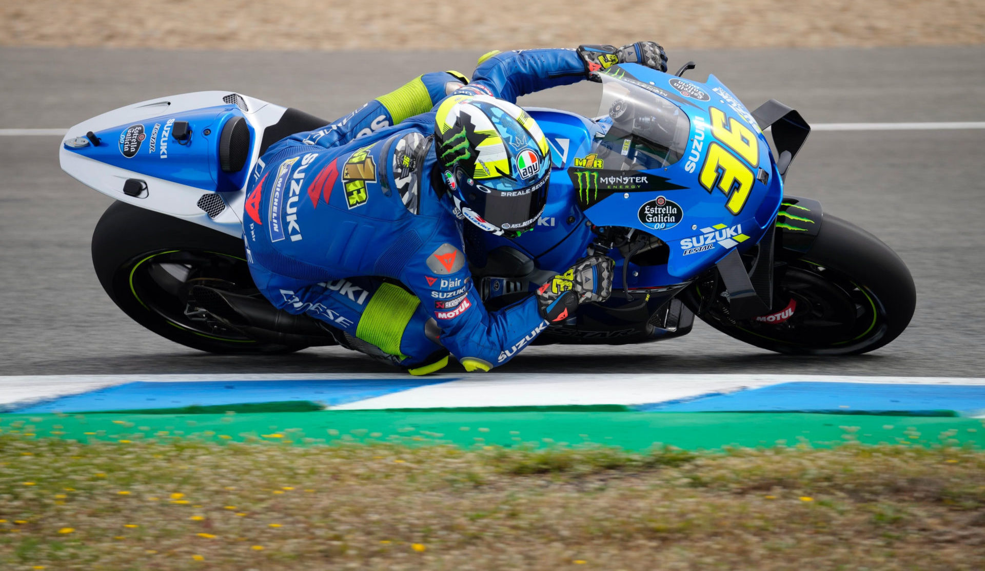 Joan Mir (36). Photo courtesy Team Suzuki ECSTAR.