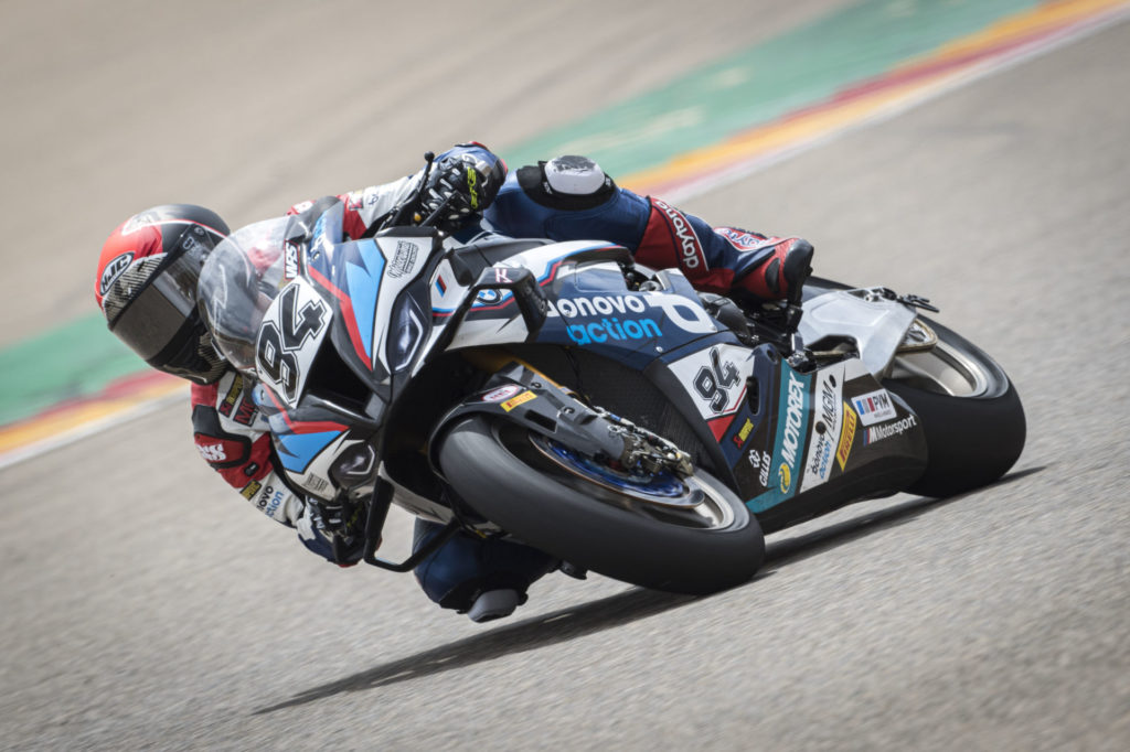 Jonas Folger (94). Photo courtesy BMW Motorrad Motorsport.