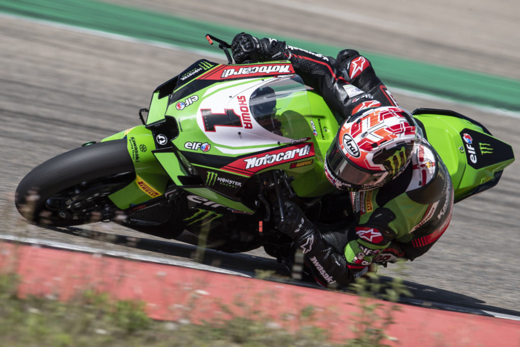 Jonathan Rea (1). Photo courtesy Kawasaki.