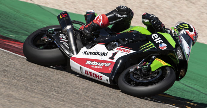 Jonathan Rea (1). Photo courtesy Kawasaki. Jonathan Rea (1). Photo courtesy Kawasaki.