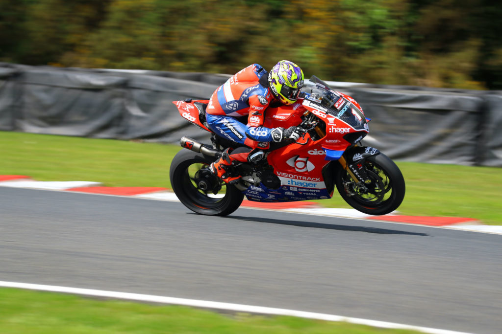 Josh Brookes (1). Photo courtesy VisionTrack Ducati.