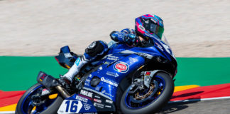 Jules Cluzel (16). Photo courtesy Yamaha.