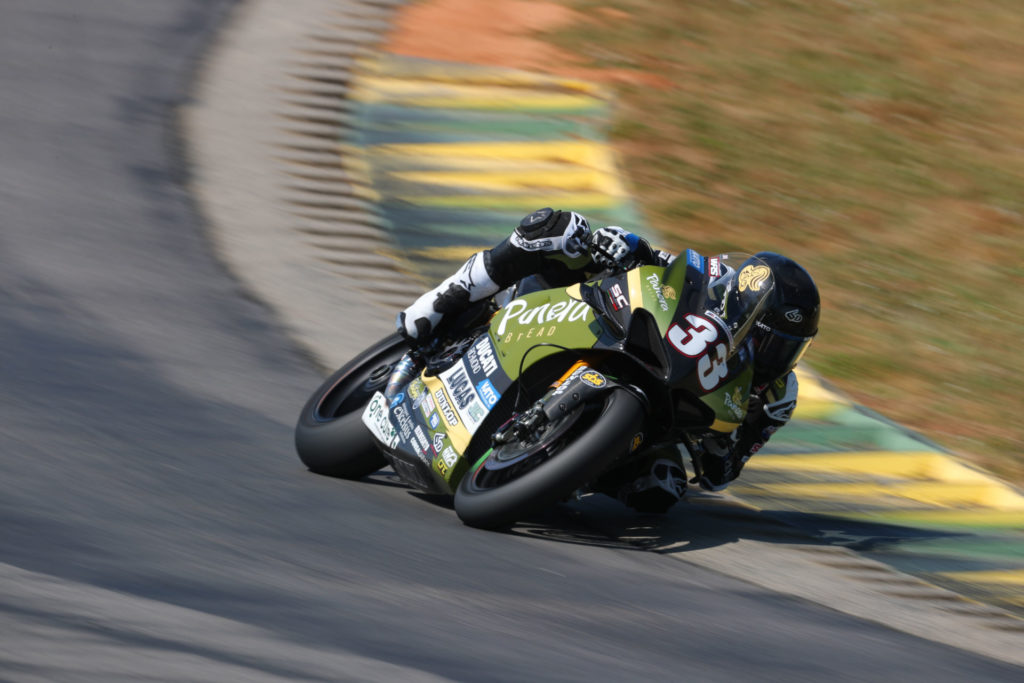 Kyle Wyman (33). Photo by Brian J. Nelson, courtesy Ducati.