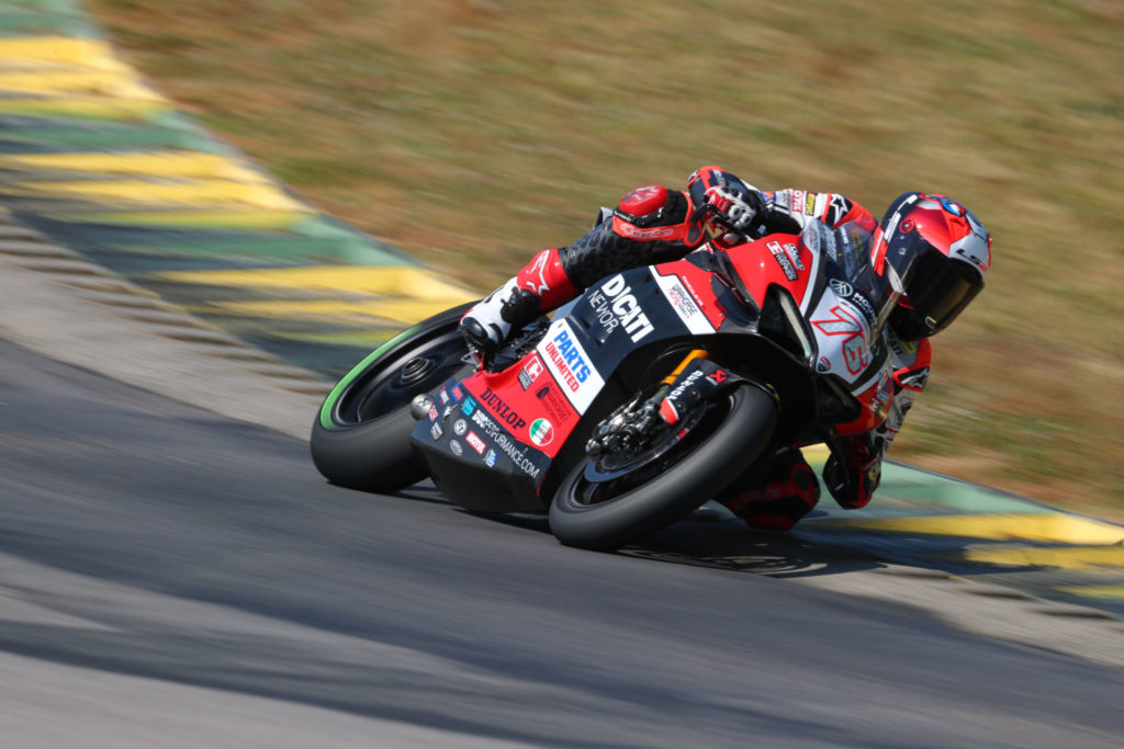 Loris Baz (76). Photo by Brian J. Nelson, courtesy Ducati.