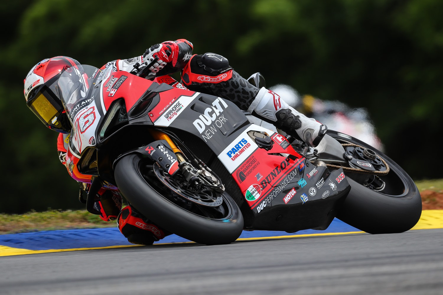 Loris Baz (76). Photo by Brian J. Nelson, courtesy Warhorse HSBK Racing Ducati New York.