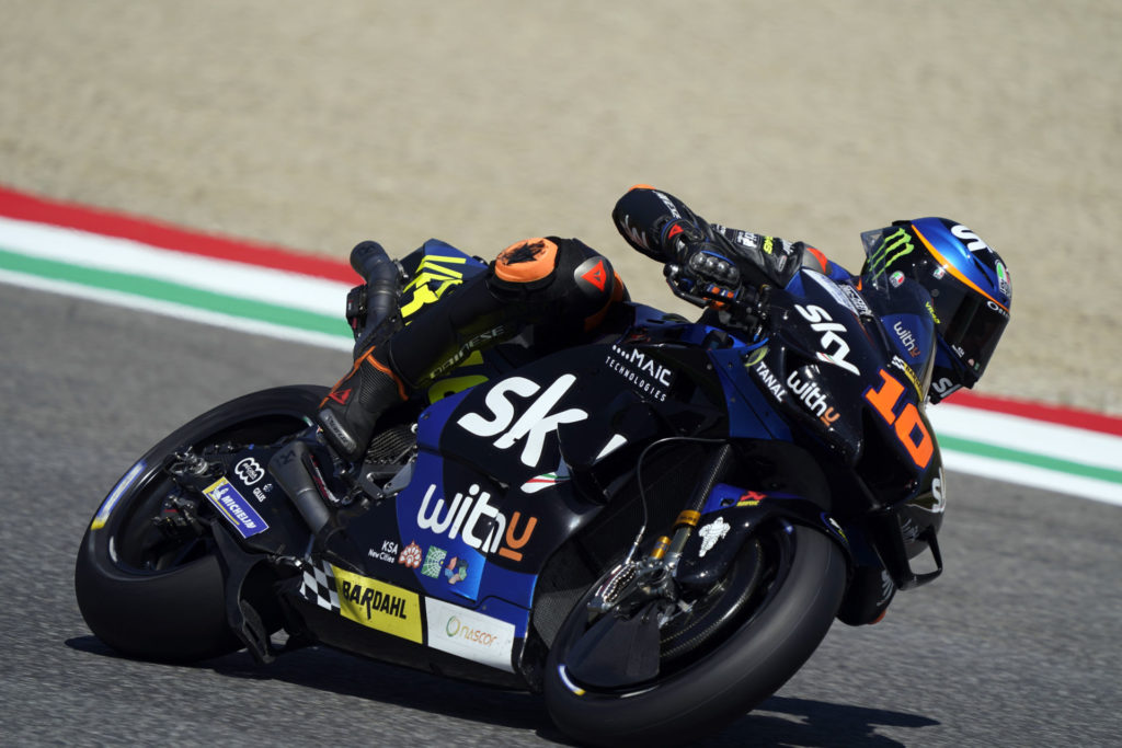 Luca Marini (10). Photo courtesy SKY Racing Team VR46.