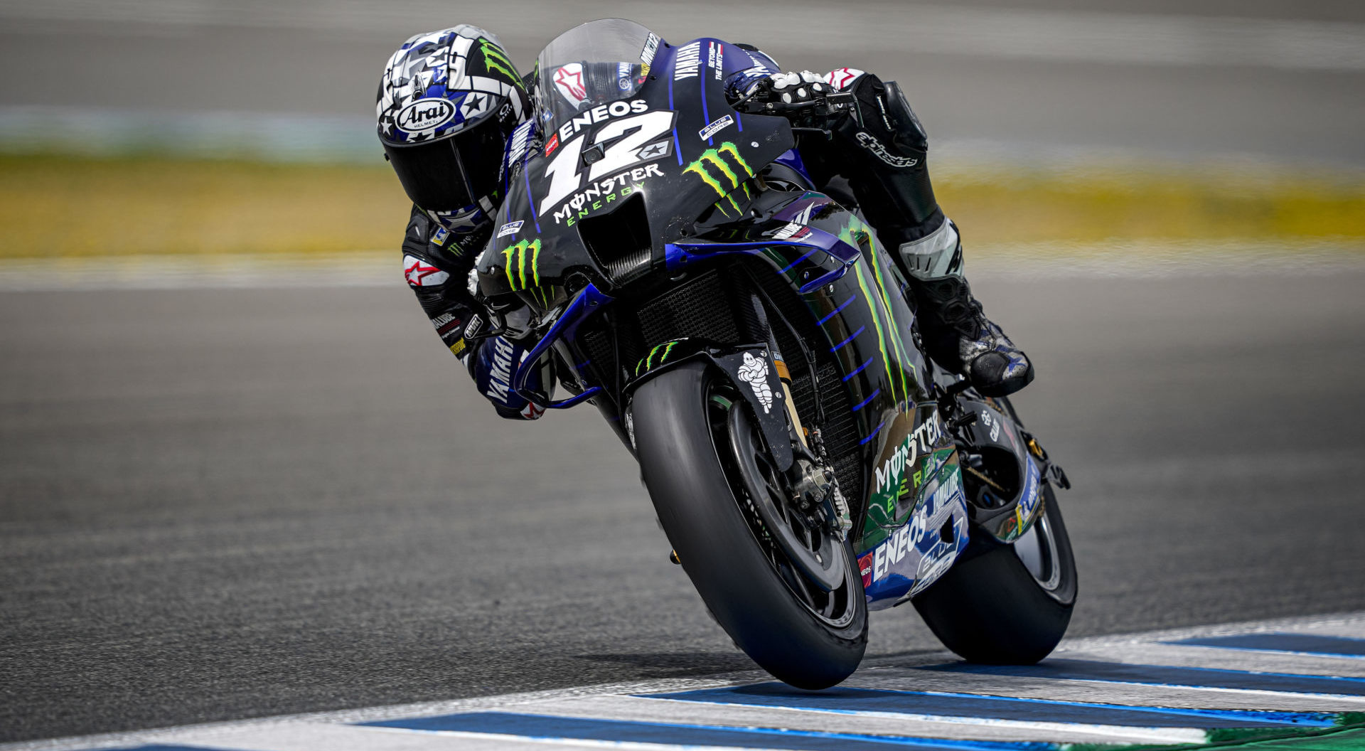 Maverick Vinales (12). Photo courtesy Monster Energy Yamaha.