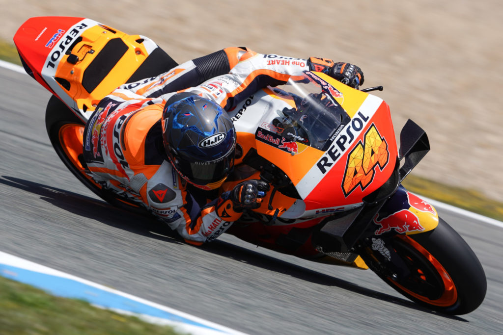 Pol Espargaro (44). Photo courtesy Repsol Honda.