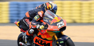 Raul Fernandez (25). Photo courtesy Red Bull KTM Ajo.