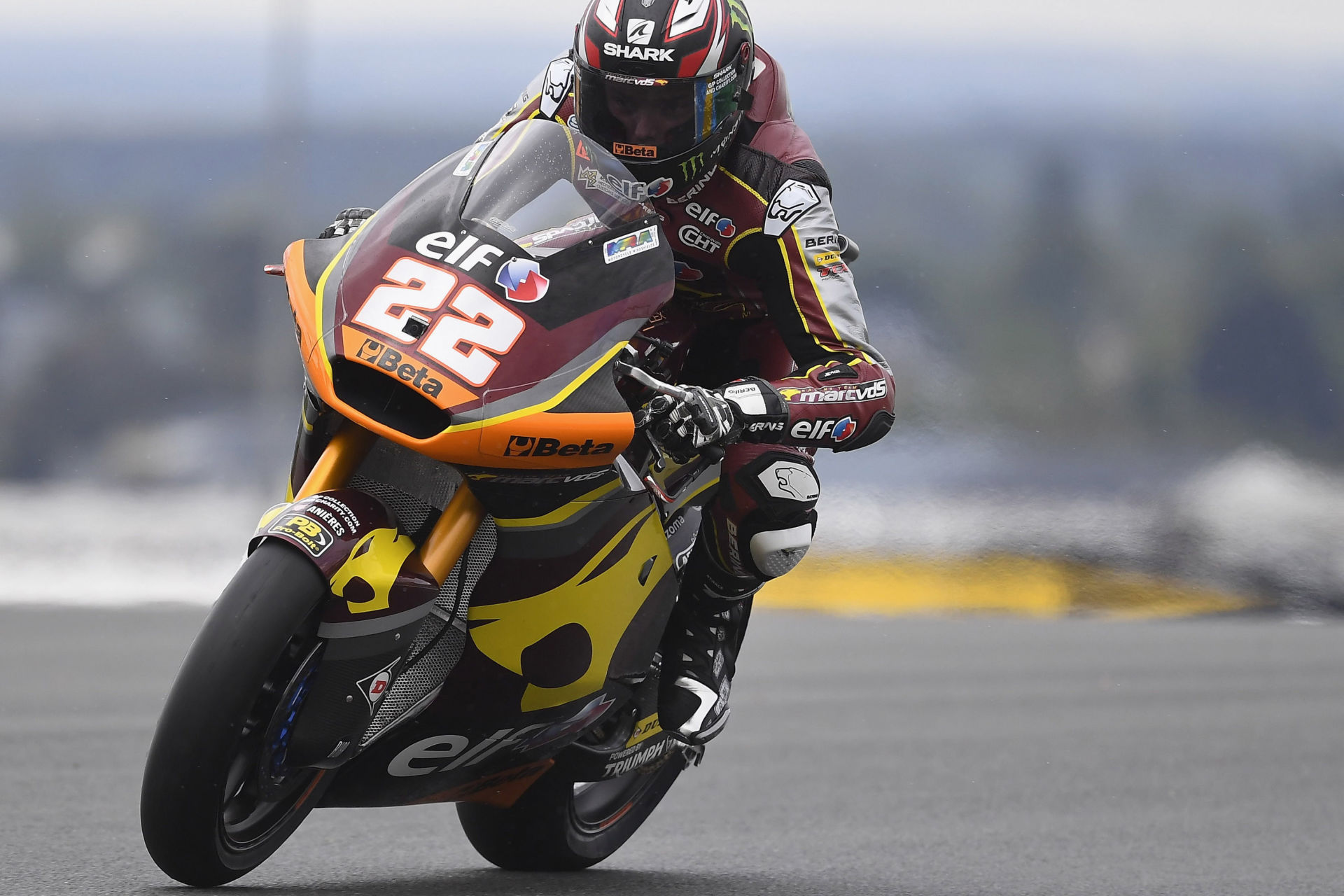 Sam Lowes (22). Photo courtesy Marc VDS Racing.