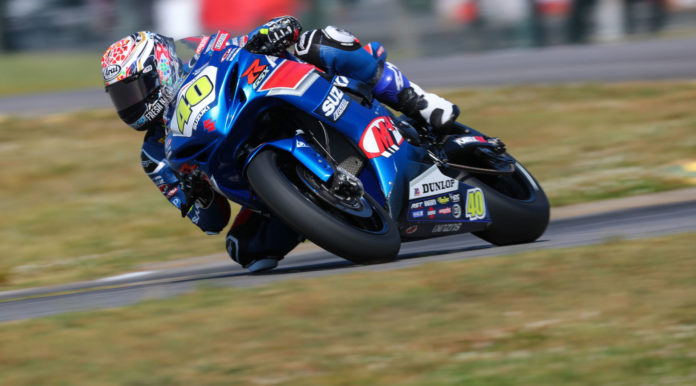 Sean Dylan Kelly (40). Photo by Brian J. Nelson, courtesy Suzuki Motor USA. Sean Dylan Kelly (40). Photo by Brian J. Nelson, courtesy Suzuki Motor USA.