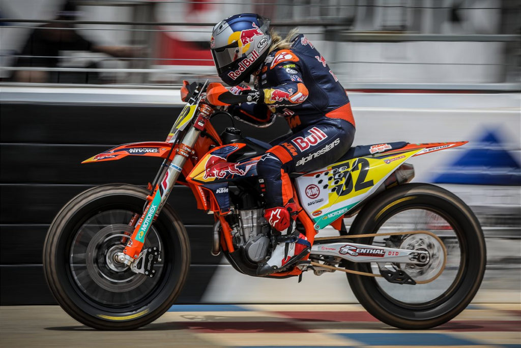 Shayna Texter-Bauman (52). Photo courtesy KTM Factory Racing.