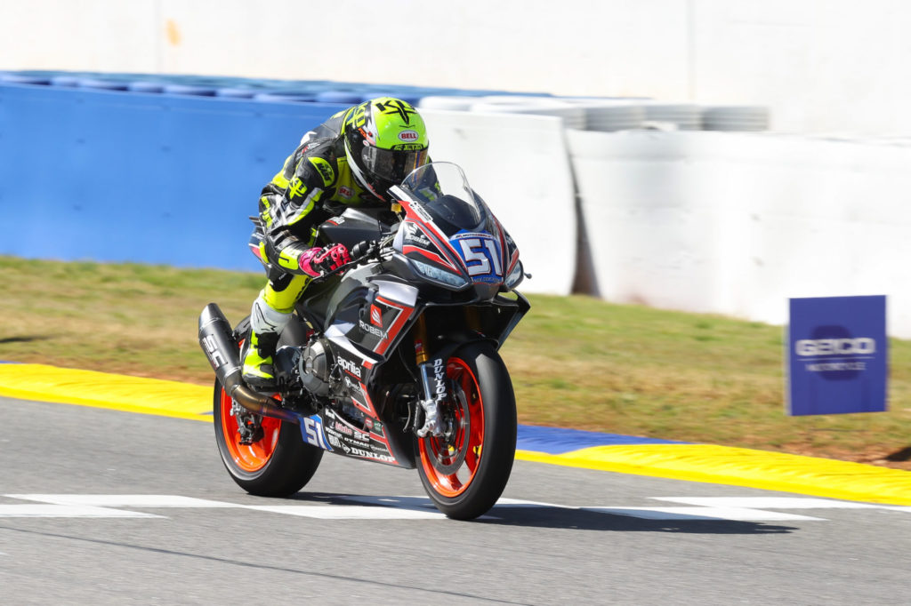 Kaleb De Keyrel (51). Photo by Brian J. Nelson, courtesy MotoAmerica.