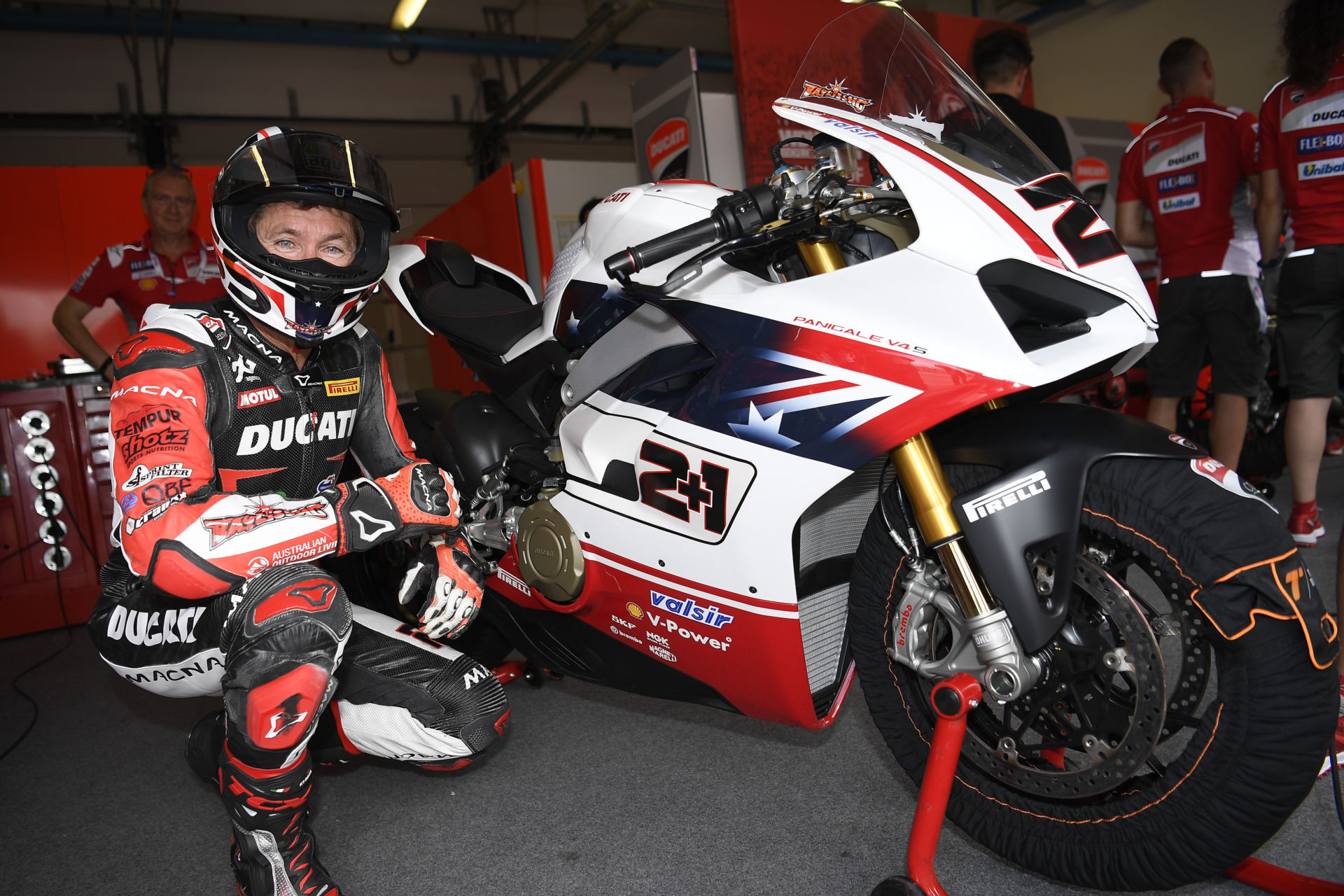 Troy Bayliss at World Ducati Week in 2016. Photo courtesy Ducati.