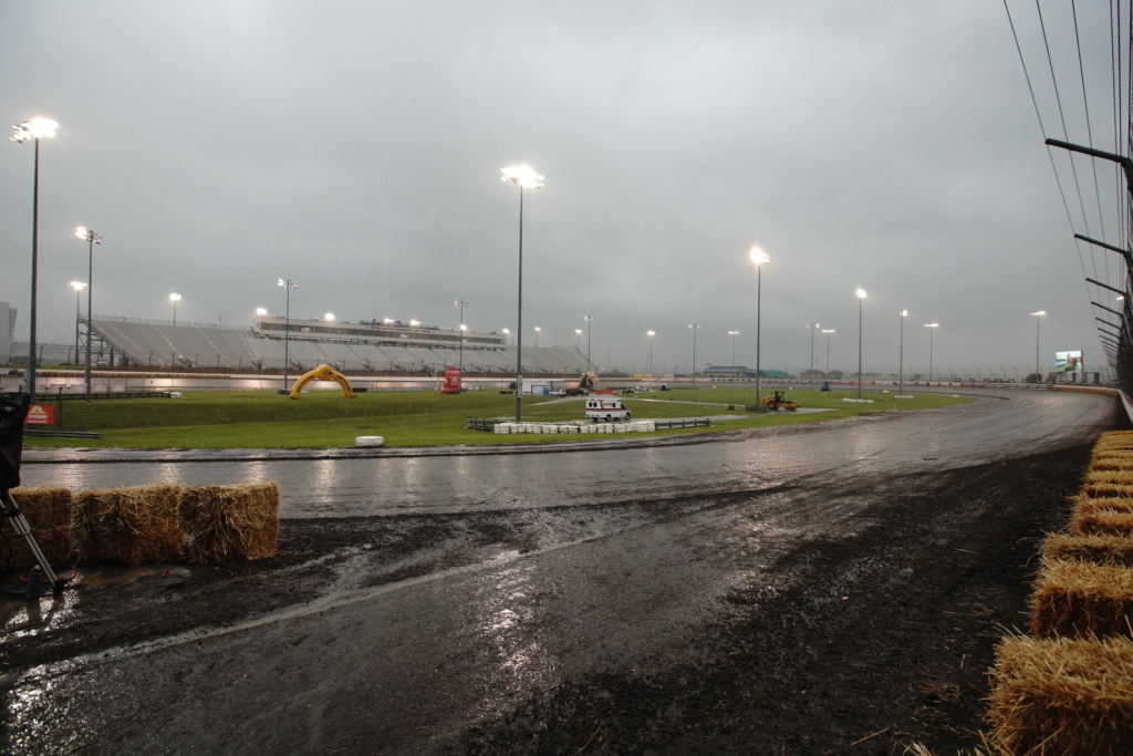 Rain-soaked Texas Motor Speedway. Photo courtesy AFT.