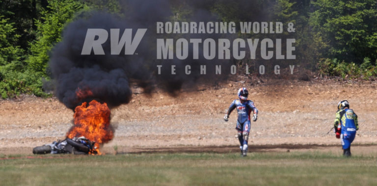 MotoAmerica Test: Fong In Fiery Crash At Ridge