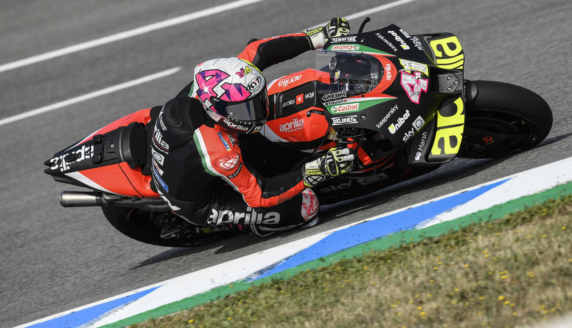 Aleix Espargaro (41). Photo courtesy Aprilia.