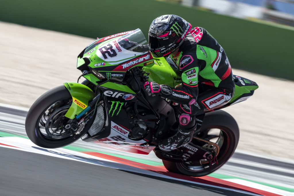 Alex Lowes (22). Photo courtesy Kawasaki.