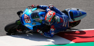 Alex Rins (42). Photo courtesy Team Suzuki ECSTAR.