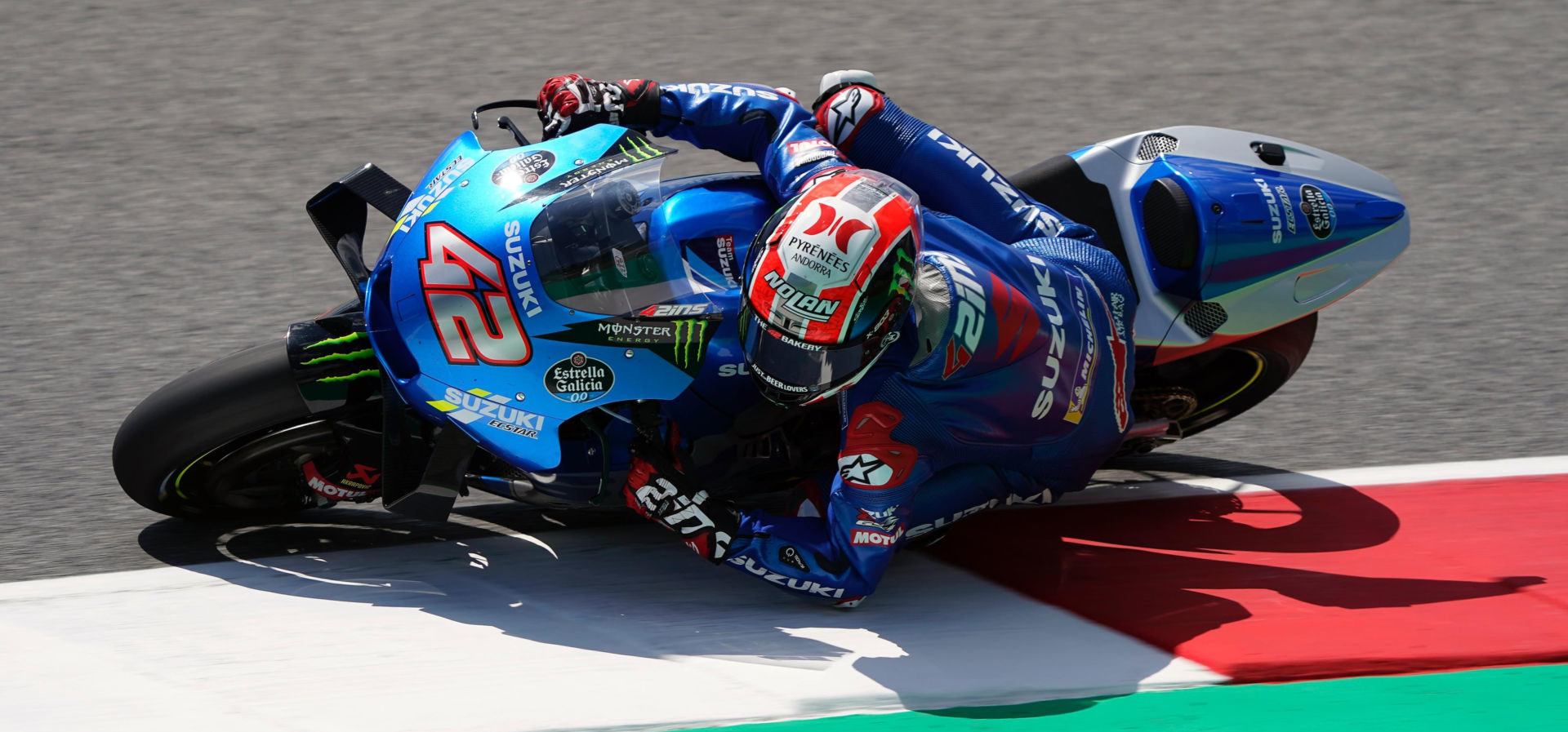 Alex Rins (42). Photo courtesy Team Suzuki ECSTAR.