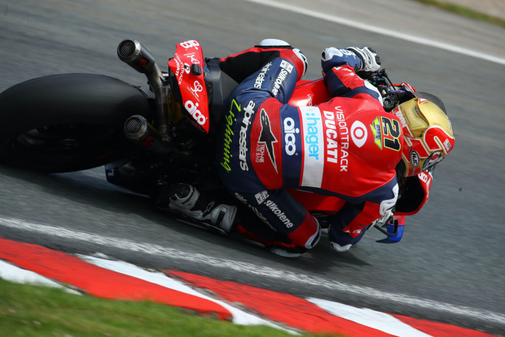 Christian Iddon (21). Photo courtesy VisionTrack Ducati.